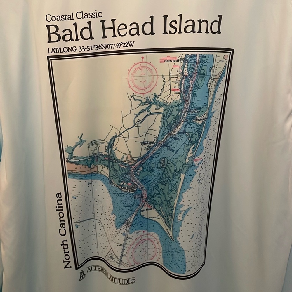 NWT Bald Head Island, NC size XL long sleeve UPC50+ shirt by Altered Latitudes